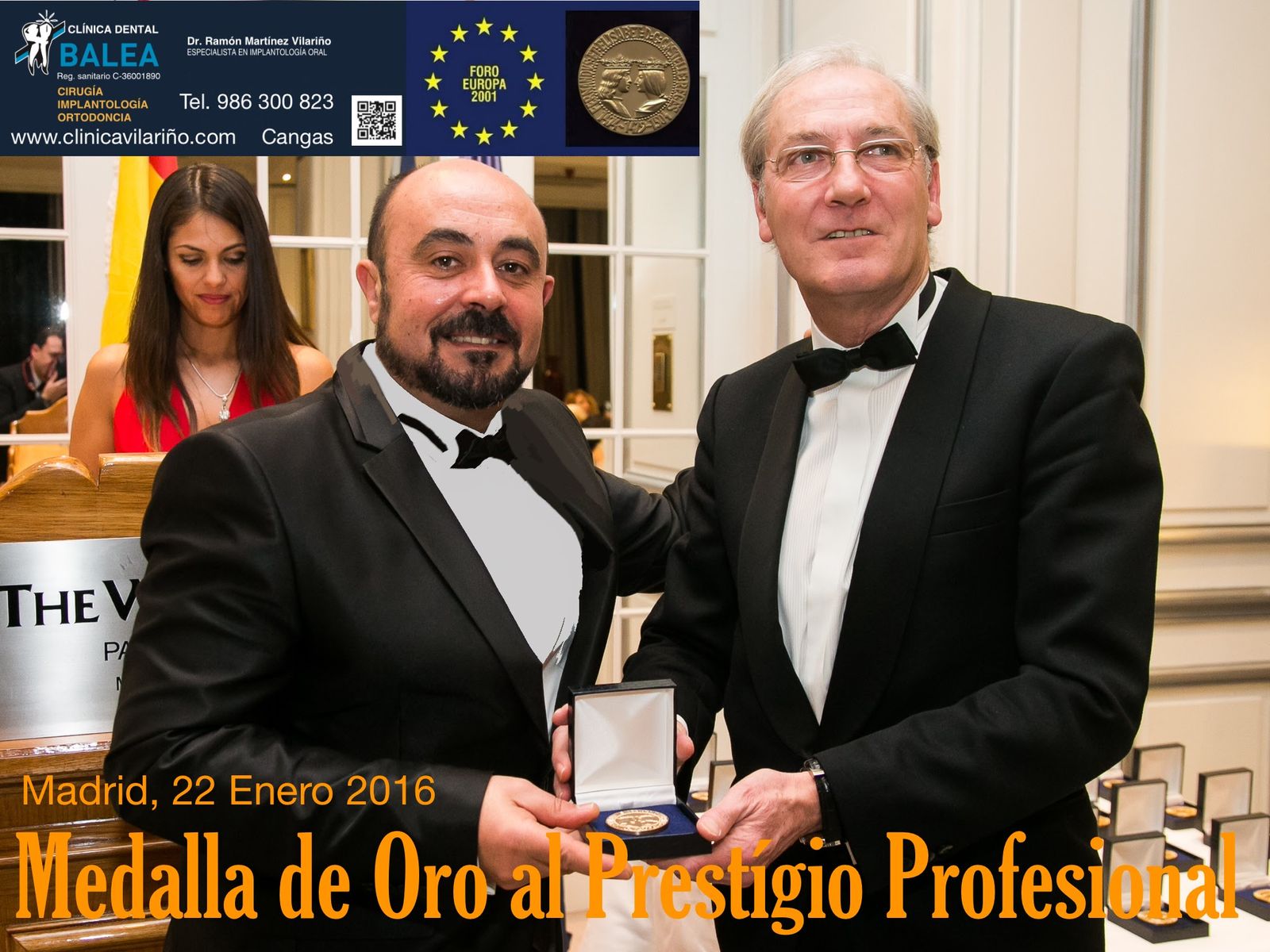 Entrega de la Medalla de Oro al Prestigio Profesional